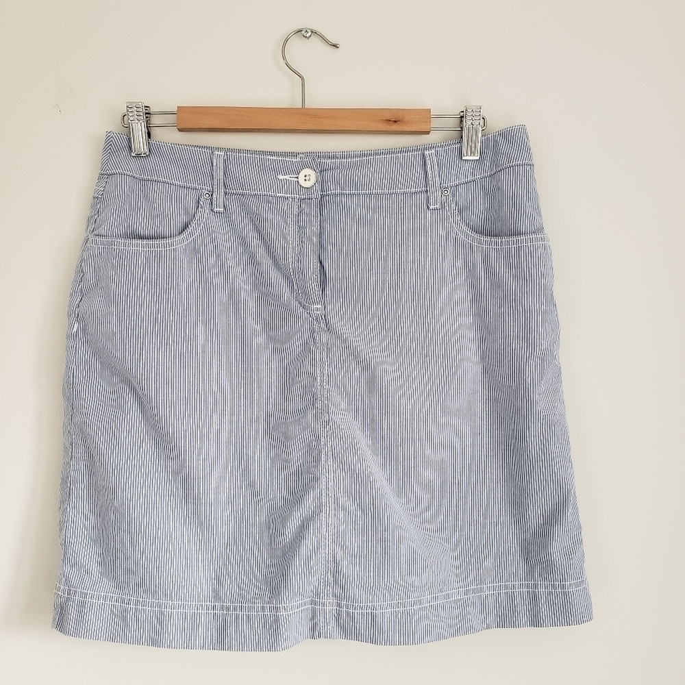 ⭐️3/$25⭐️ Karen Scott Women's Petite Striped Skort